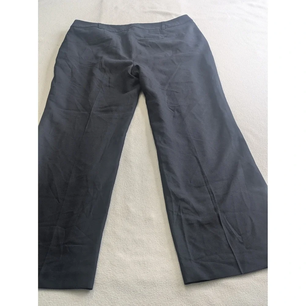 Boden Wide Leg Navy Trousers‎ Pants Sz 14 Classic Career Preppy Academia Capsule